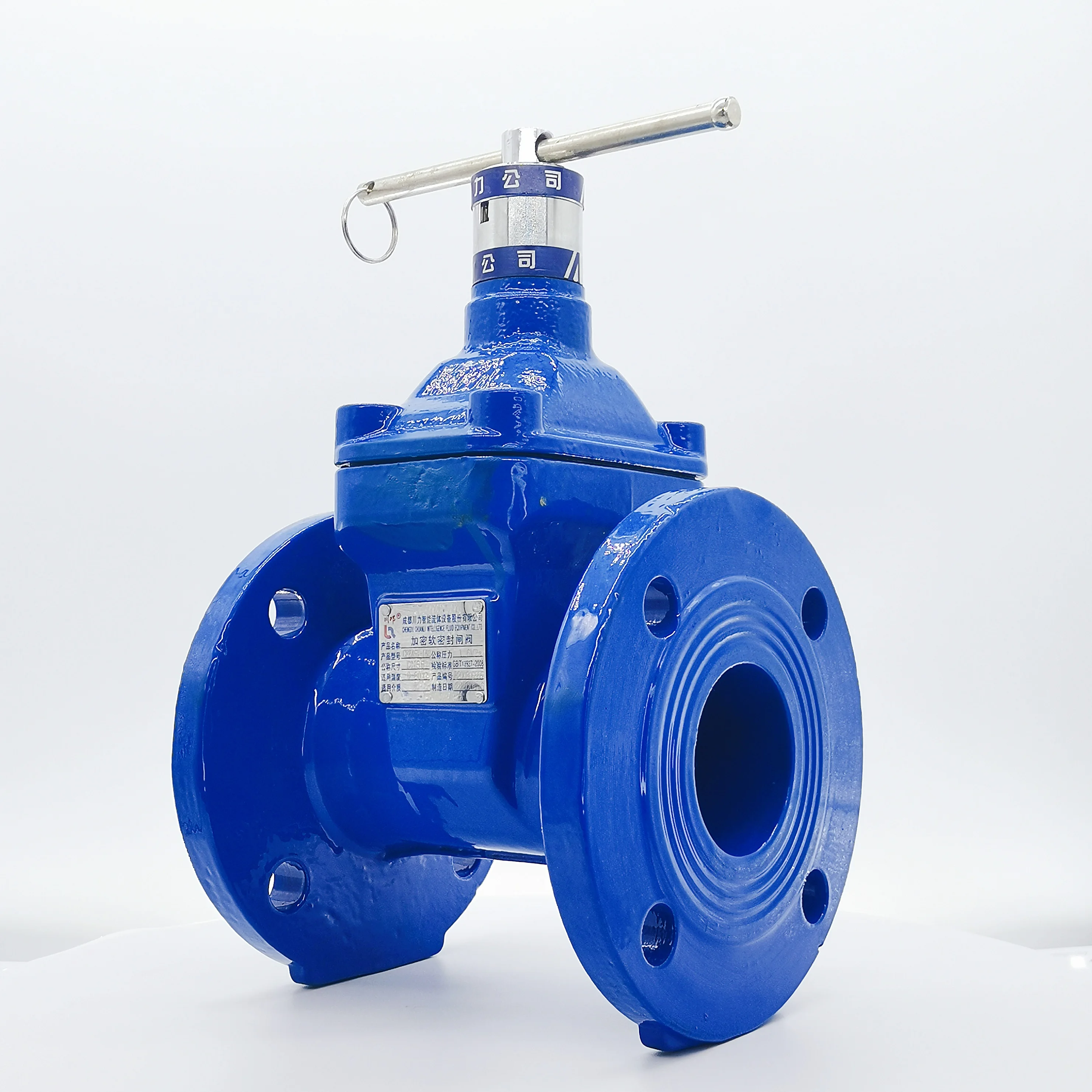 Chinese valve manufacturer ductile iron dn65-dn300 flange gate valve is a water valve with convenient installation