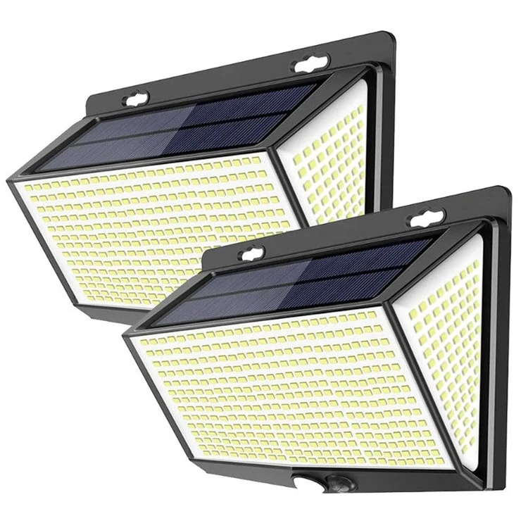 468 Solar Power Waterproof Light Outdoor Motion Sensor Wall Mounted Street Lamp Super Bright Motion Sensor Security Wall Lamp