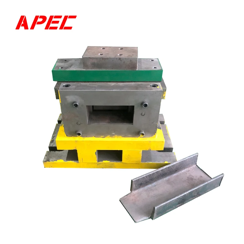 APEC 100mm C channel Notching mold Plug mould of steel structure Punching tools