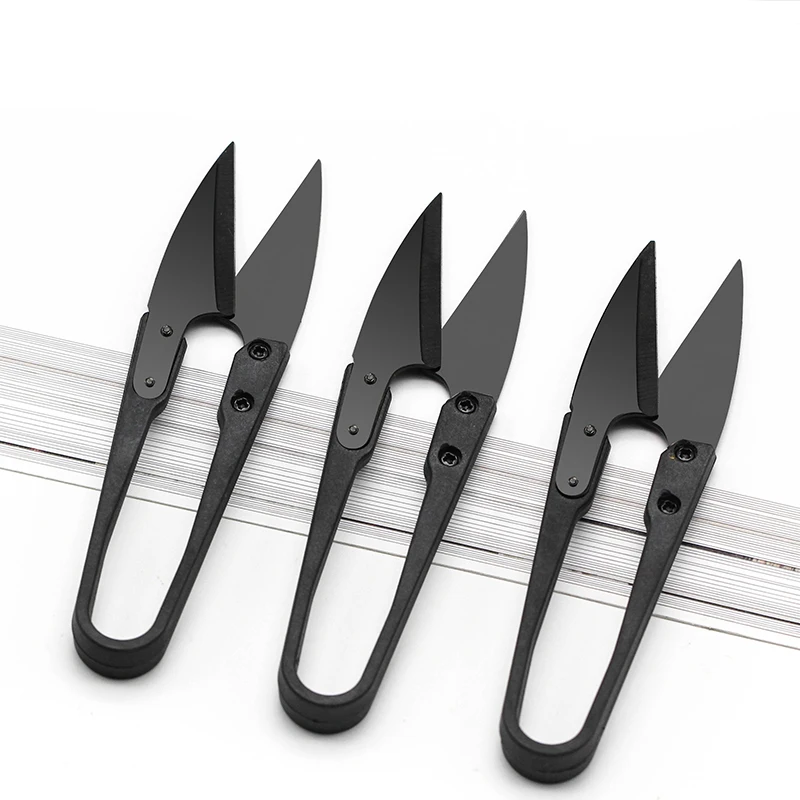 Factory direct yarn scissors u-shaped small scissors cross stitch cutting tools clothes tailor scissors