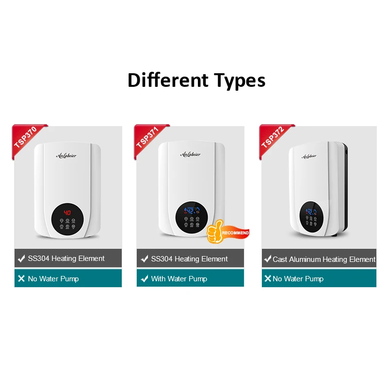 Увеличение потока воды новая мгновенная Насадка для горячего электрического душа Мгновенный водонагреватель с насосом