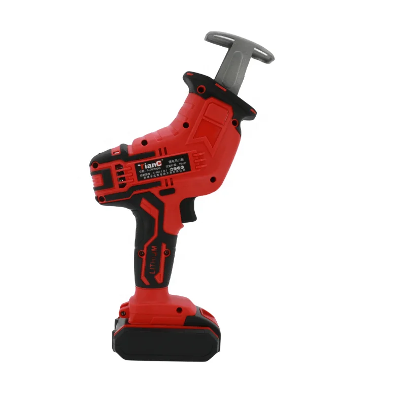 Lithium ion reciprocating saw, high-power horse knife saw, 21V electric saw, wood, steel, and iron