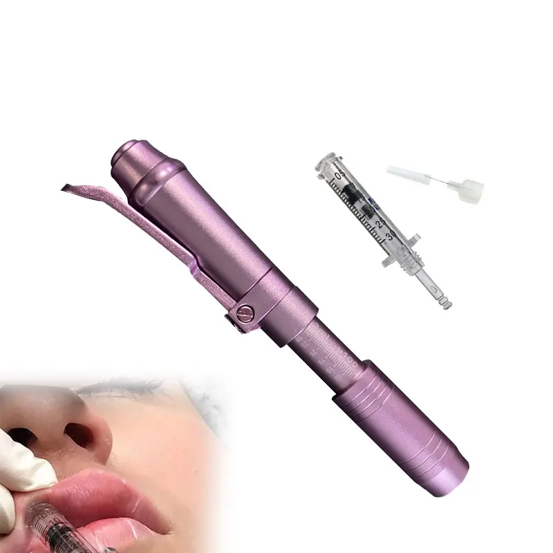 new ce no needle free needle injection pen syringe hyaluronicic acid ampoule for cross-linked 2ml lip filler gel