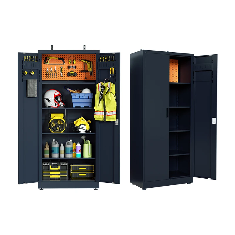 Customized Household Tool Cabinet Metal Garage Storage Cabinet Steel Garage Workshop Cabinet For Home