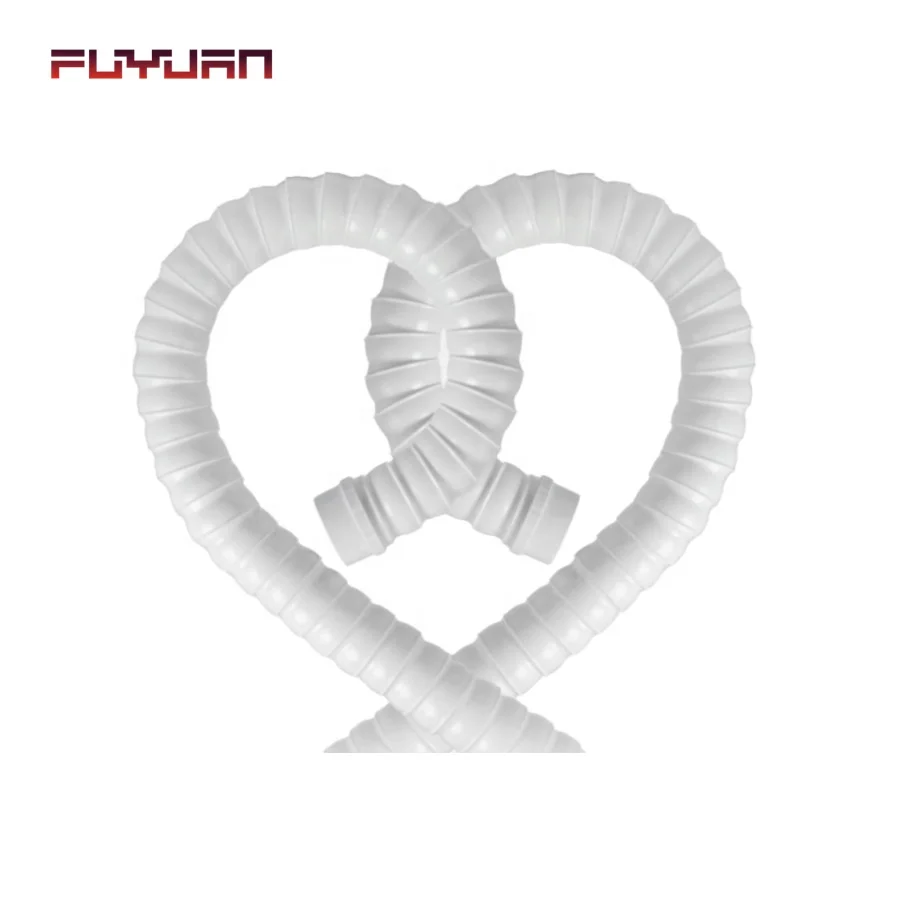 75mm Flexible Bamboo Pipe fume Hood Arm fume Extractor Hose With Self Support