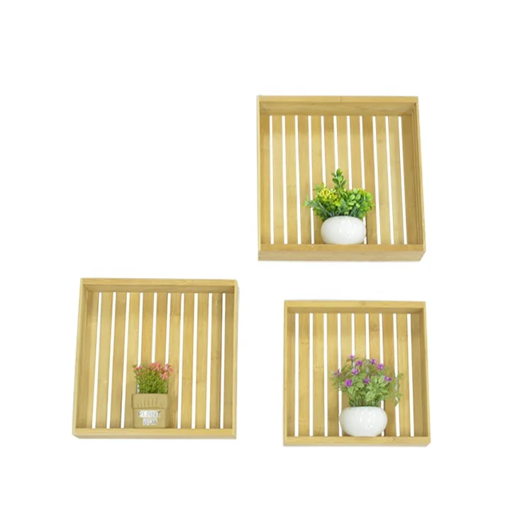 Wall Hanging Planter Modern Flower Bud Vase with Bamboo Stand Tabletop for Home Office Decoration