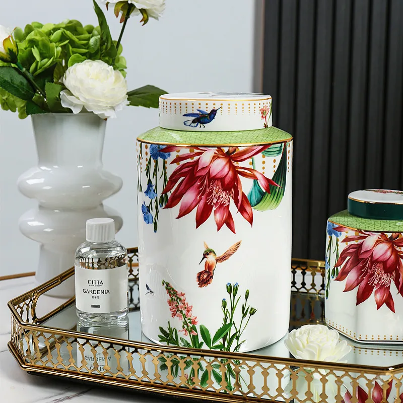 British modern luxury living room decoration vase bone china home decor flower vase