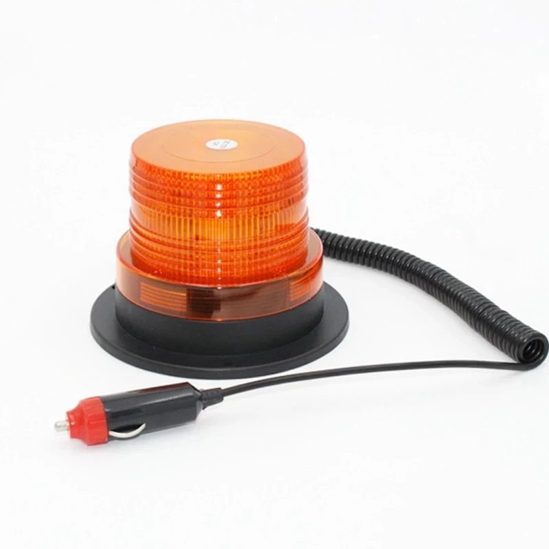 Car Strobe Light Emergency Rotating Traffic Indication Car Flash Beacon Light LED Orange Blue Red Flash Car Warning Light