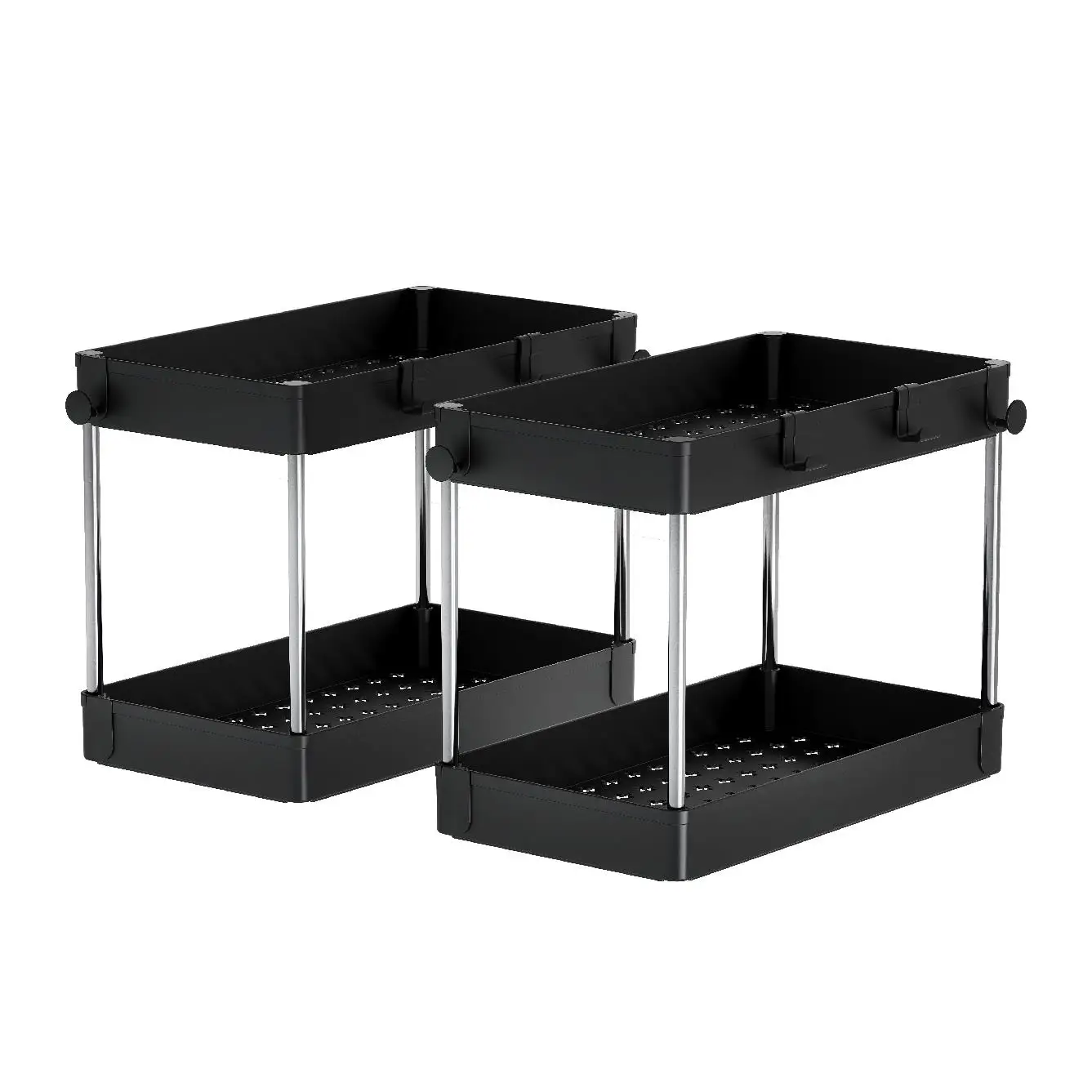 Selling well all over the world Spice Jar With Rack For Restaurants Shelf Under Sink Kitchen Storage Rack