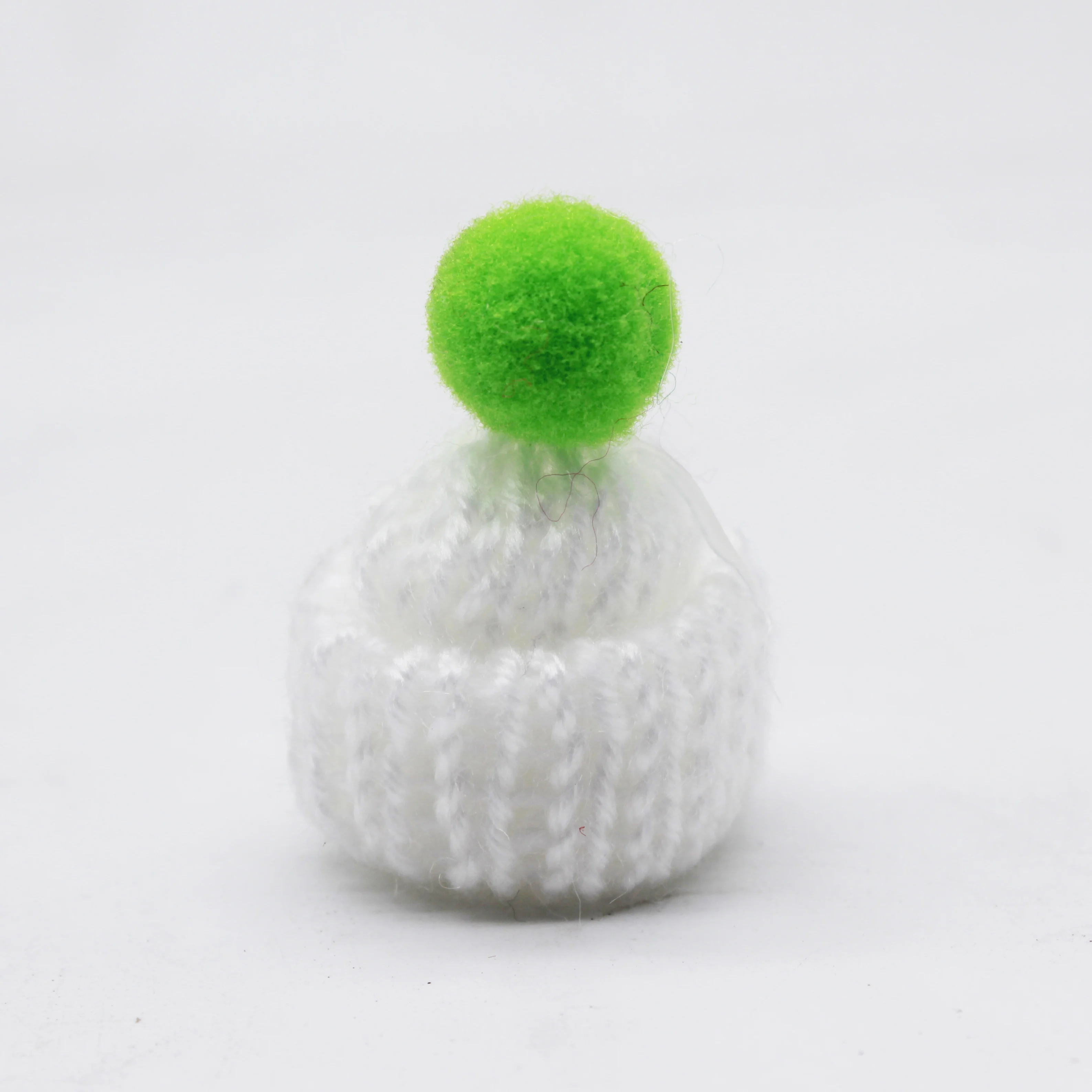 Rainbow Color  Doll Hat Mini Top Crochet Christmas Hat For Wine Bottle Bear Decoration Custom Small Knitted Hat