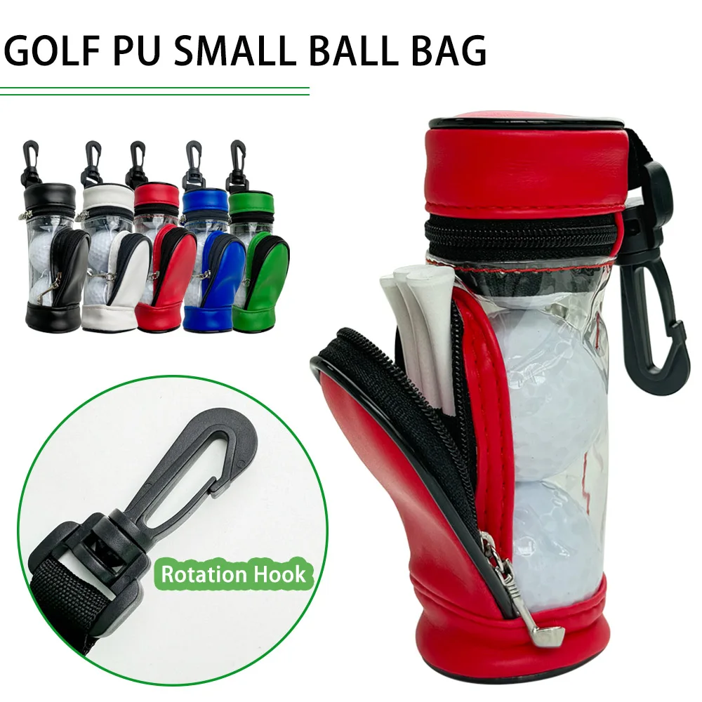 Factory Wholesale Small Golf Ball Storage Bag Pocket Holder Case Outdoor Sports Accessory for Men Women Golf Sports