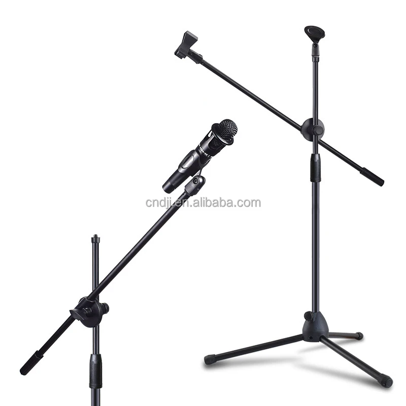 V-STAR Manufacture professional adjustable floor tripod mic stand for microphone