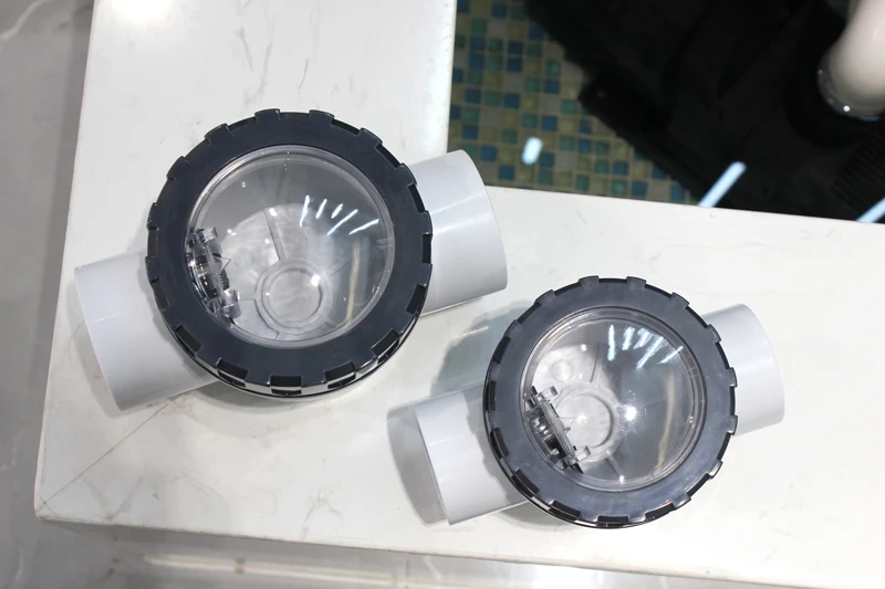 High Quality 1.5'/2' ABS Material Swimming Pool Connector Check Valve One Way Flow Valve-Accessories for Ice Bathtub Wholesale