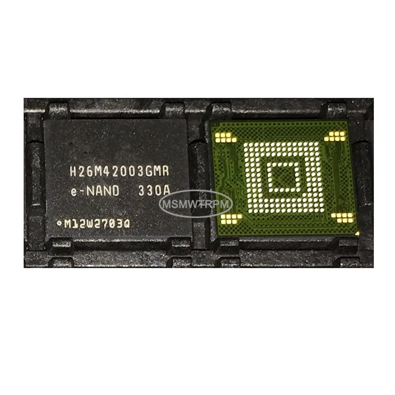 MSMWTRPM H26M42003GMR 153FBGA EMMC 8GB Used Soldered balls tested OK empty data memory H26M42003
