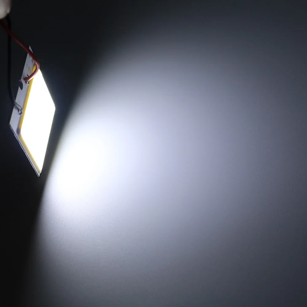 T10 W5W C5W Festoon BA9S 3 Adapter 18 24 48 Chips COB LED Auto Panel Light Reading Bulb Car Interior Map Dome Lamp Super White