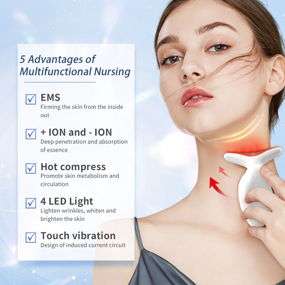 Home Use Face and neck LIfting Device Face And Neck Lifting Massager Instrument Facial Machine Face Massager