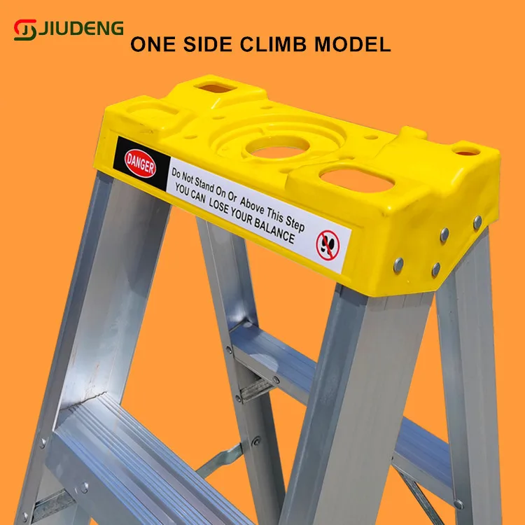 (Pls look look) Double Side Aluminum Folding Step Ladder 3 4 5 6 7 8 9 10 11 12 Steps