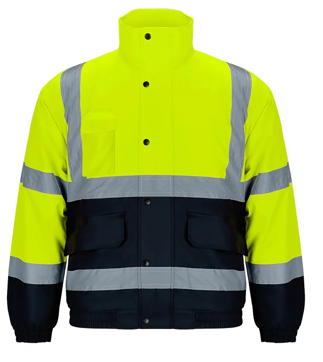 Мужская водонепроницаемая оксфордская куртка, двухцветная водонепроницаемая куртка-бомбер высокого качества, класс 3, зима Safeti