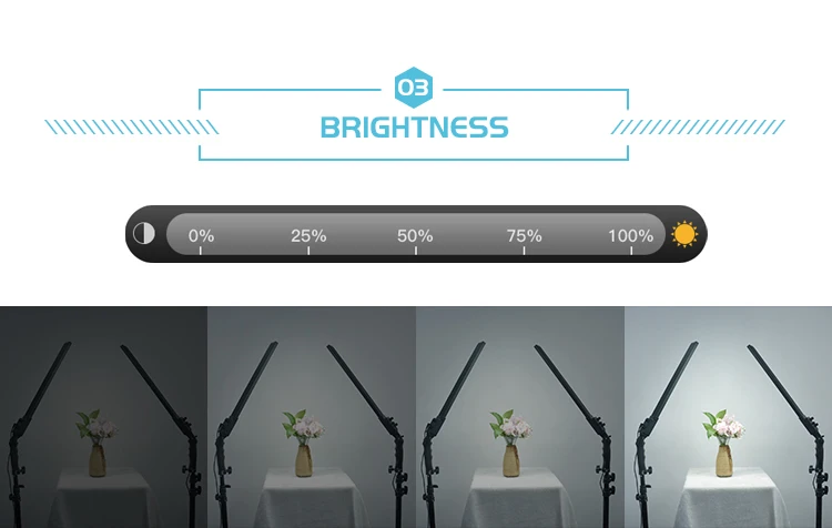 led flash light video photographic lighting panel for studio with phone stand