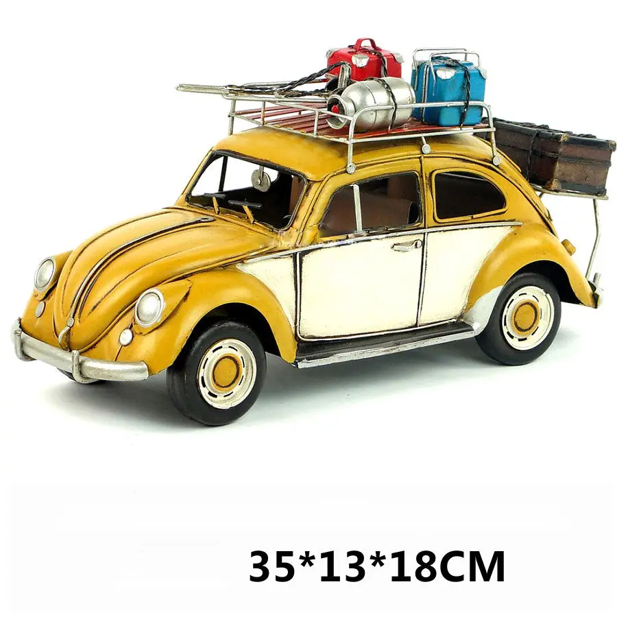 Новое поступление лидер продаж американский Ретро металлический лист модель 1938 Volkswagen Beetle классический автомобиль украшение подарок на день рождения