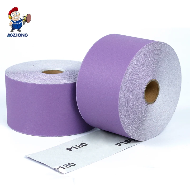 PSA Sanding Sponge Roll Polishing Jumbo Sandpaper Roll Aluminium Oxide Flexible Soft Cloth for 3C
