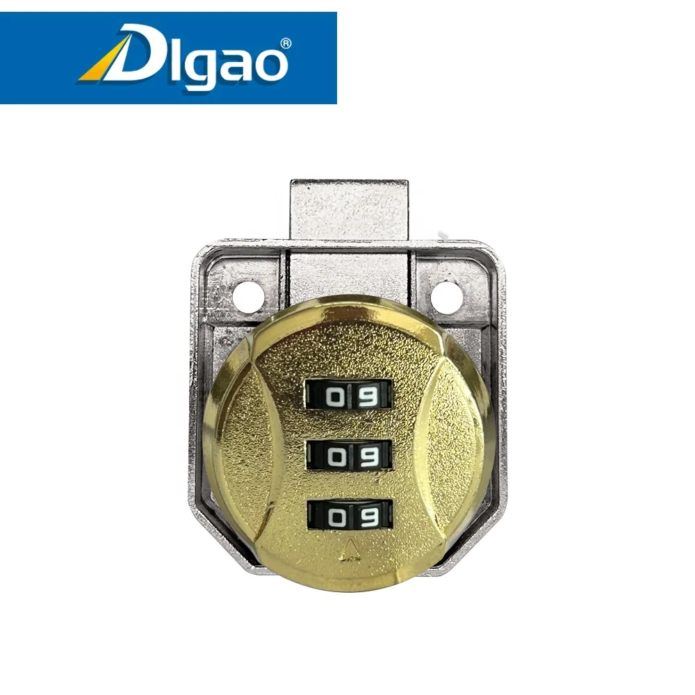 Hot Sell Zinc Alloy Safe Lock Furniture 3 Digital Combination Lock for Drawer