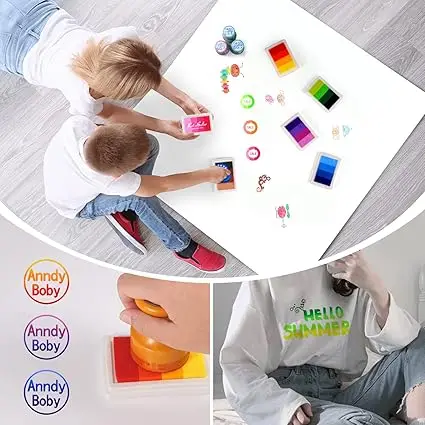 Quick Dry Pigment Ink Pads for Card Making, Rubber Stamps