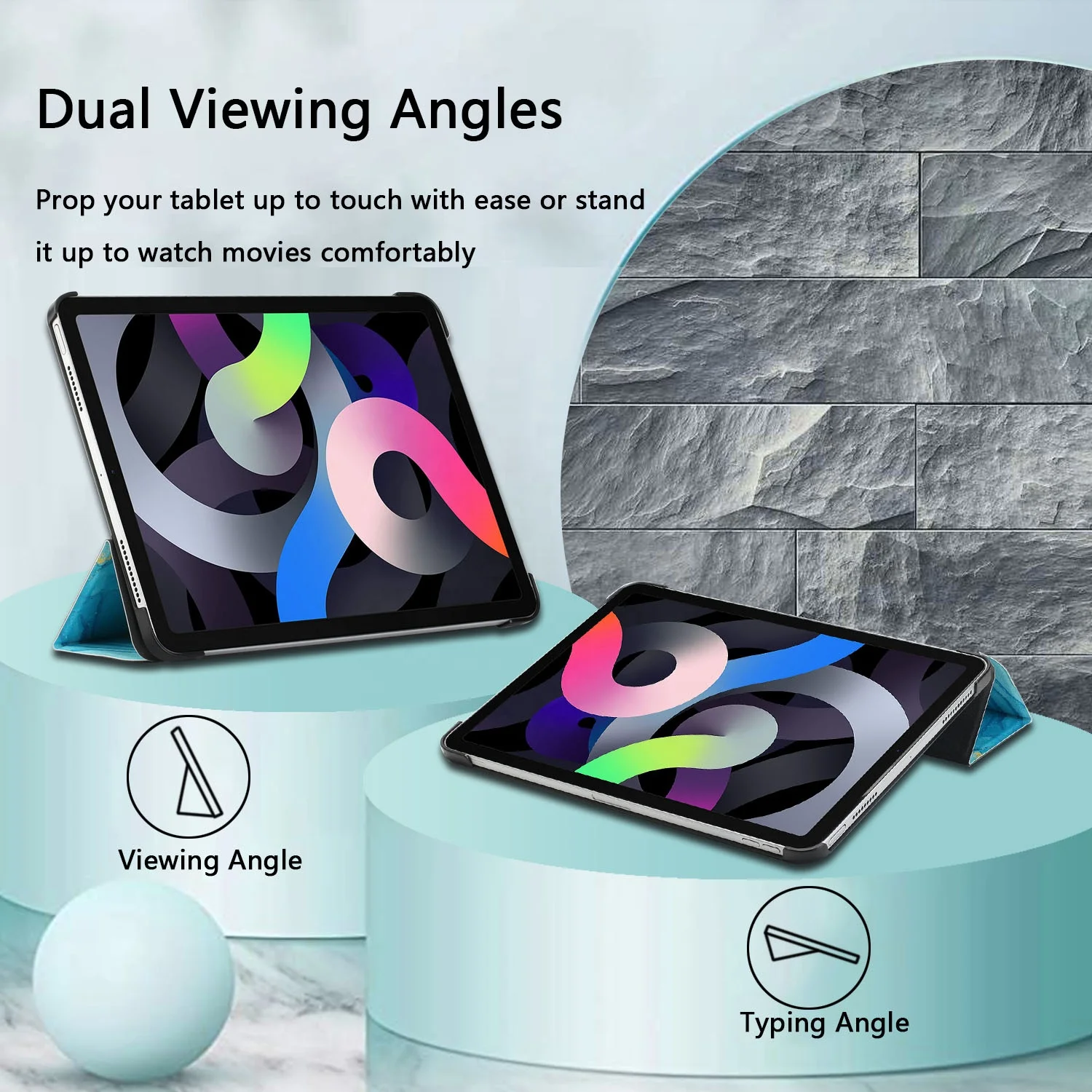 Тонкий легкий смарт-чехол для iPad Mini 6 противоударный чехол планшета аксессуары защитный кожаный