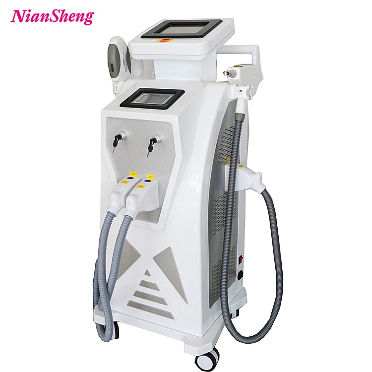Multifunctional IPL High Quality Black Doll nd yag laser tattoo removal q switched pico OPT RF Elight ND Yag Laser  Machine
