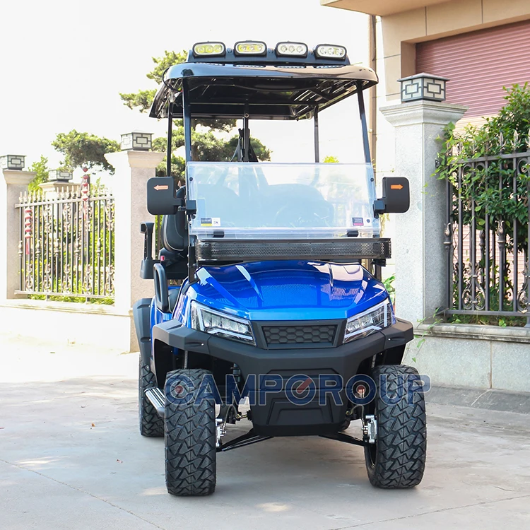 Оптовая продажа американская одобренная литиевая тележка для гольфа 4wd внедорожный клубный автомобиль экскурсионная электрическая