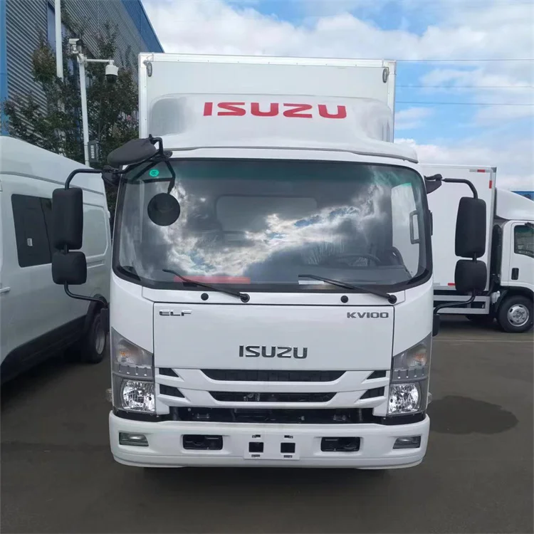 Best Price ISUZU 4M refrigerated truck 3-5tons refrigerator car cold box truck freezer truck chill car refrigerated van