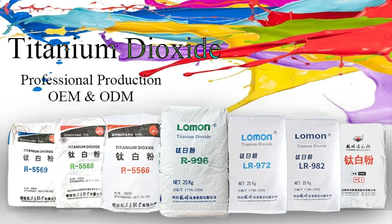 Titanium Dioxide Powder UV Absorption Glass Protective Coating Paints Material R996 A1 Anatase R818 Rutile Titanium Dioxide