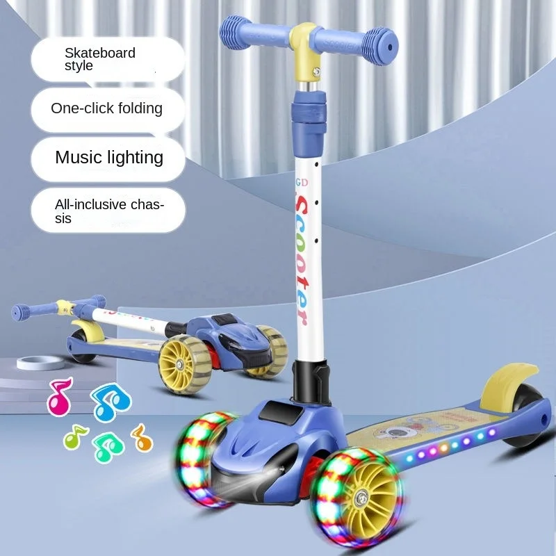 Factory direct hot sale kids scooter/3 wheel scooter kids with light /scooter