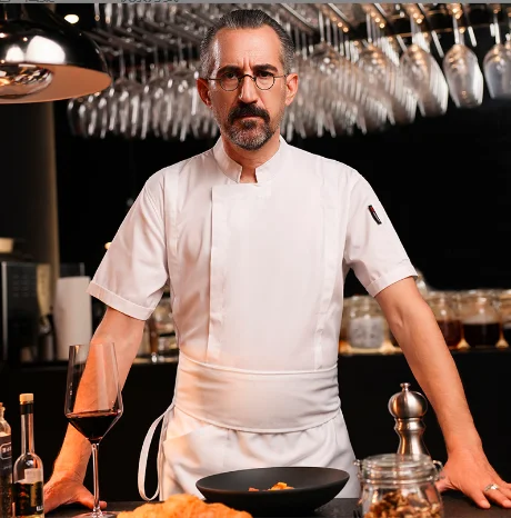 Шеф-повар рабочая одежда для мужчин Ресторан отеля летние обеденные кухни пальто с коротким