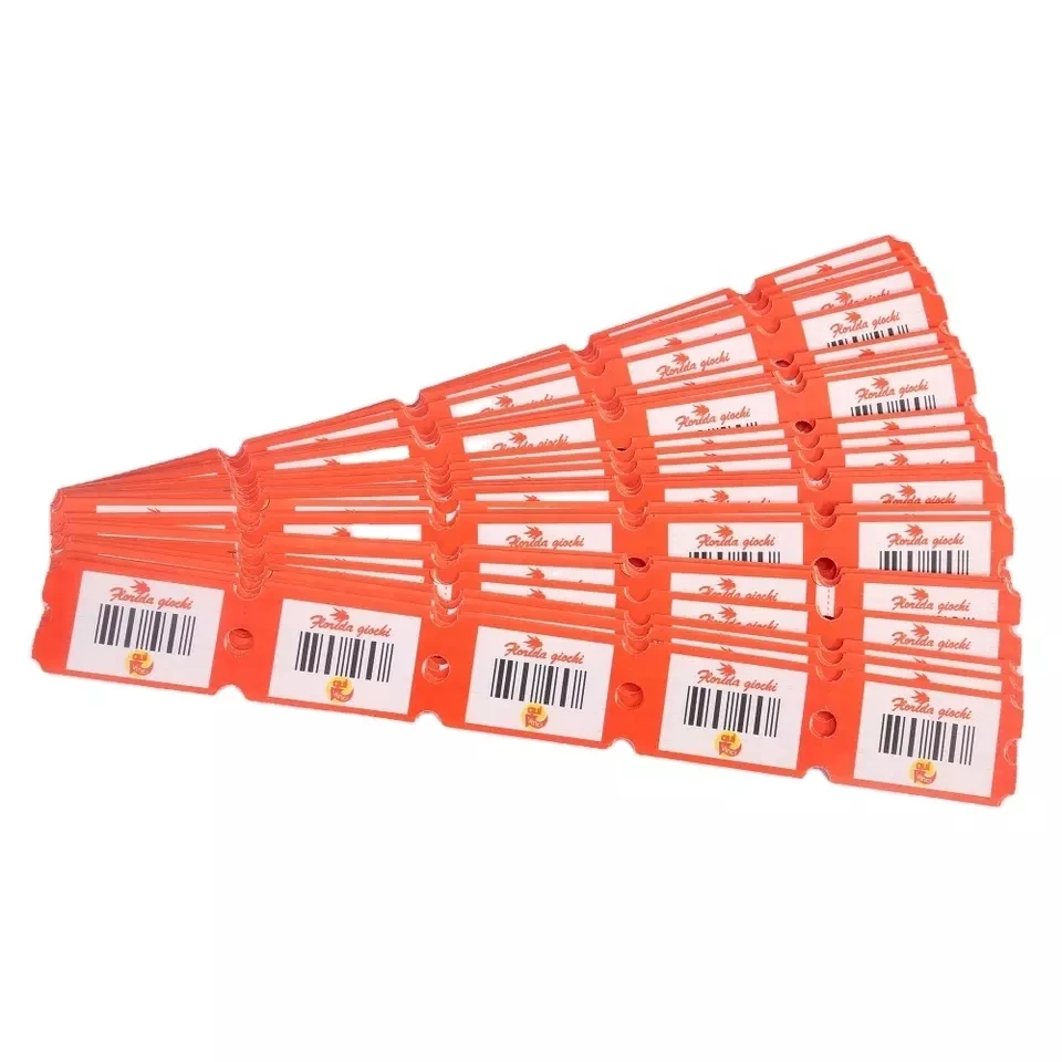 Factory Direct High Durability Coated Paper Print Redemption Ticket Arcade Games Ticket For Game Machine