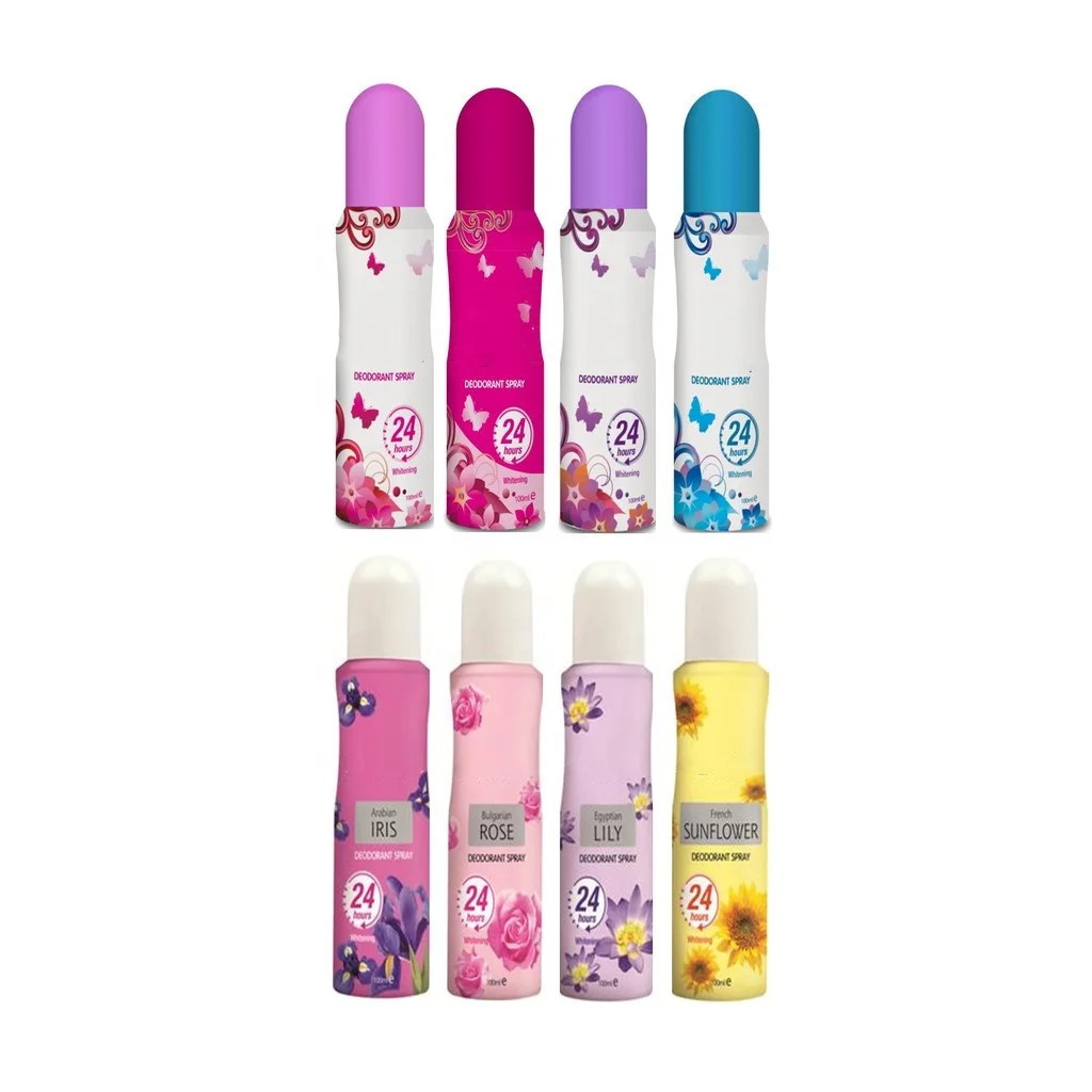 Private label natural smart degree perfumed deodorant body spray