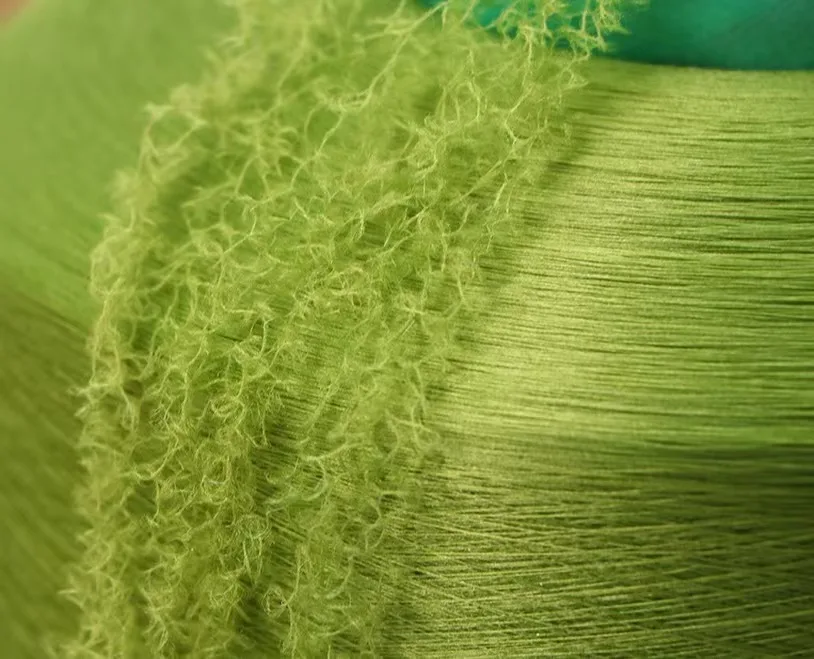 Factory High Elastic 70D/140D Worsted 35% Spandex 65% Nylon Blended Yarn Nylon Blended Colored Knitting Nylon Yarn