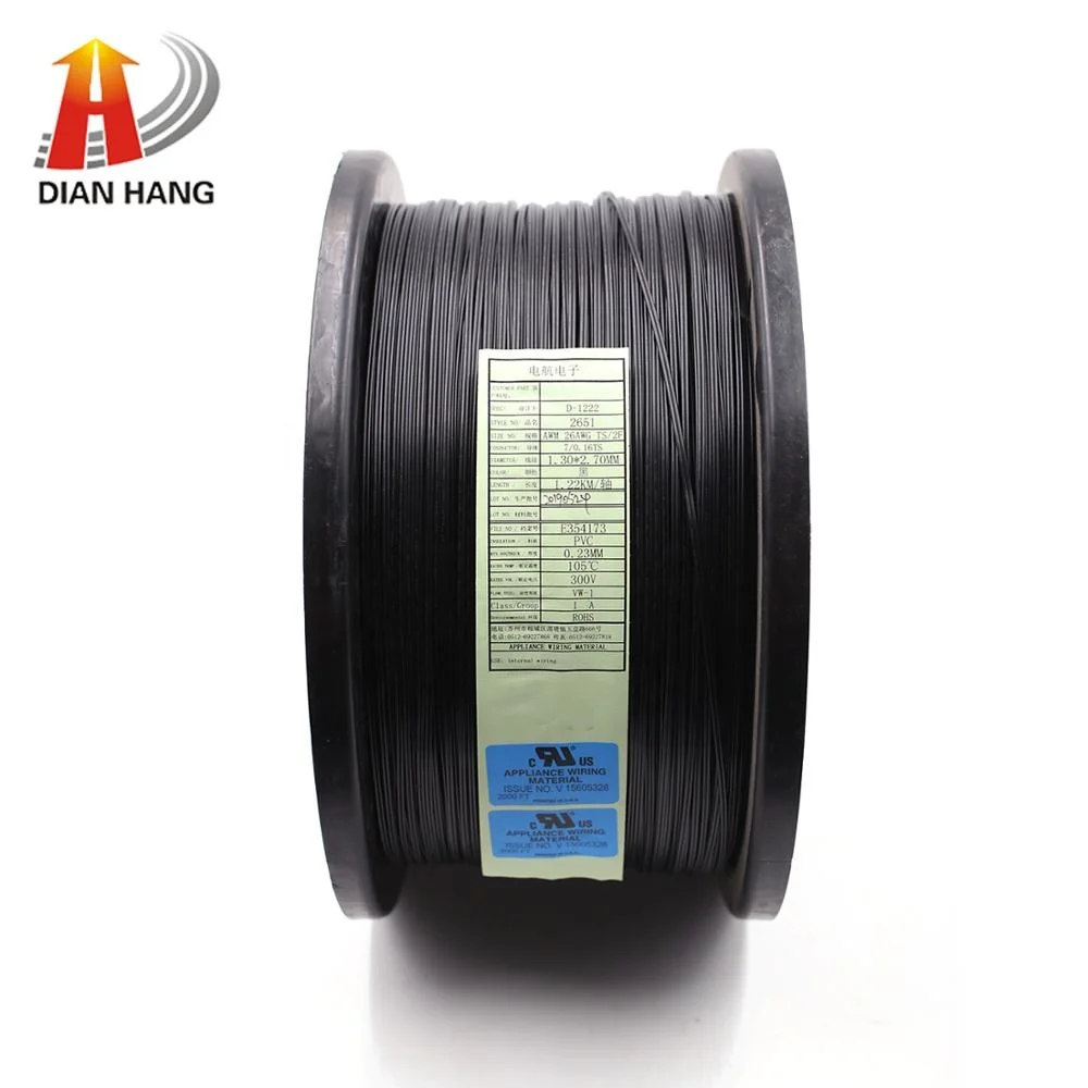 Медная Луженая изоляция UL2651 26 awg 2F гибкие ПВХ электронные провода кабели для электропитания HDMI