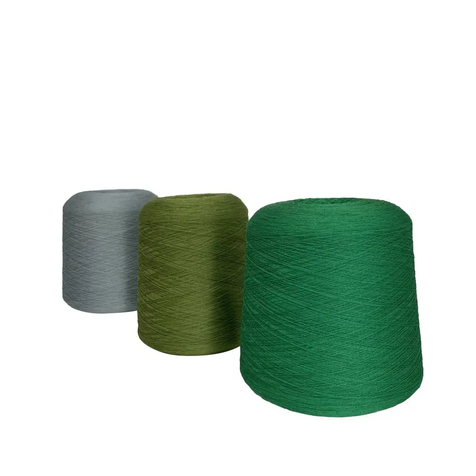 FREE sample spring summer anti static polyester viscose blended yarn