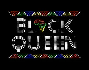 1865 Juneteenth rhinestone transfer design iron on happy Juneteenth rhinestone motif LOVE African