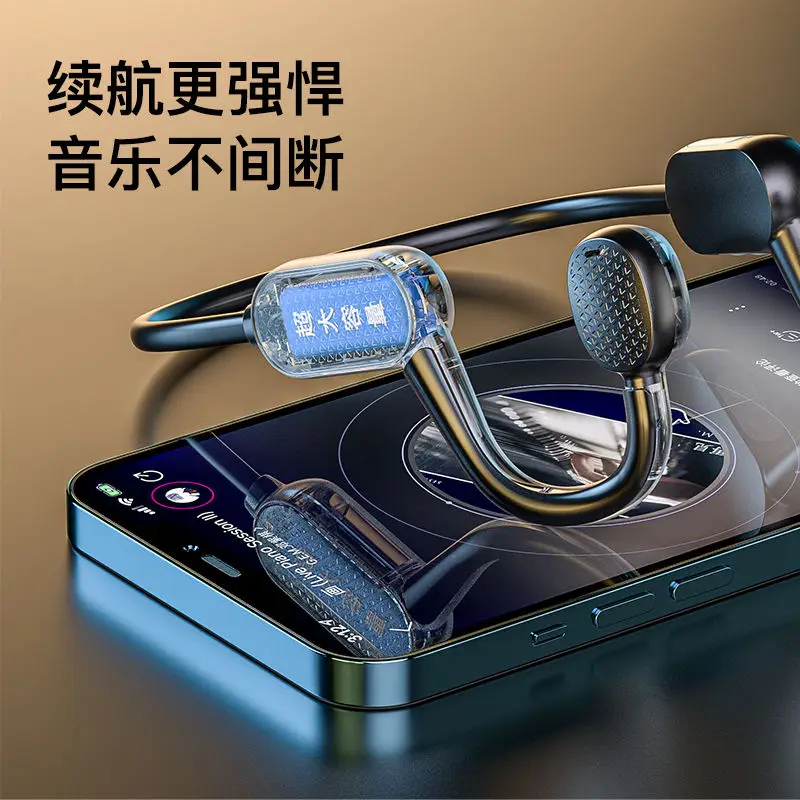 Bone Conduction Hearing Aid Sound Amplifier Headphone Earphone For Two Way Radios Portable Ear Hook Headband Hearing Aid X6