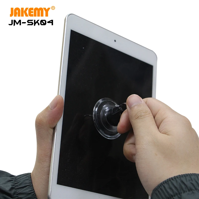 JAKEMY JM-SK04 Powerful LCD Opener Vacuum PVC Transparent Suction Cup with Key Ring for phone pad screen Disassemble