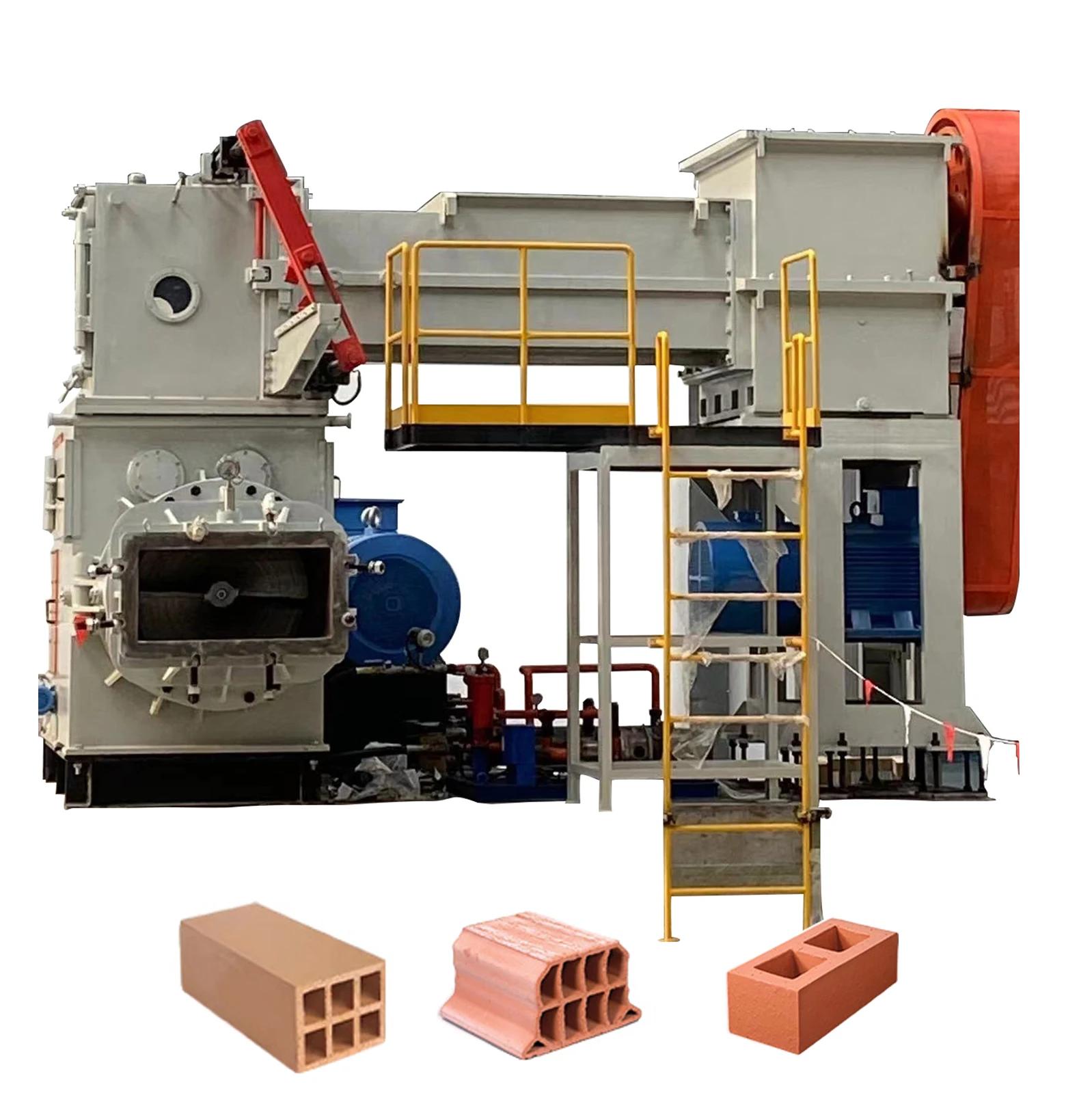 30-50 Ton Per Hour Automatic Vacuum Extruder Solid Clay Bricks Extrusion Making Machinery Moulding Production Line Machine
