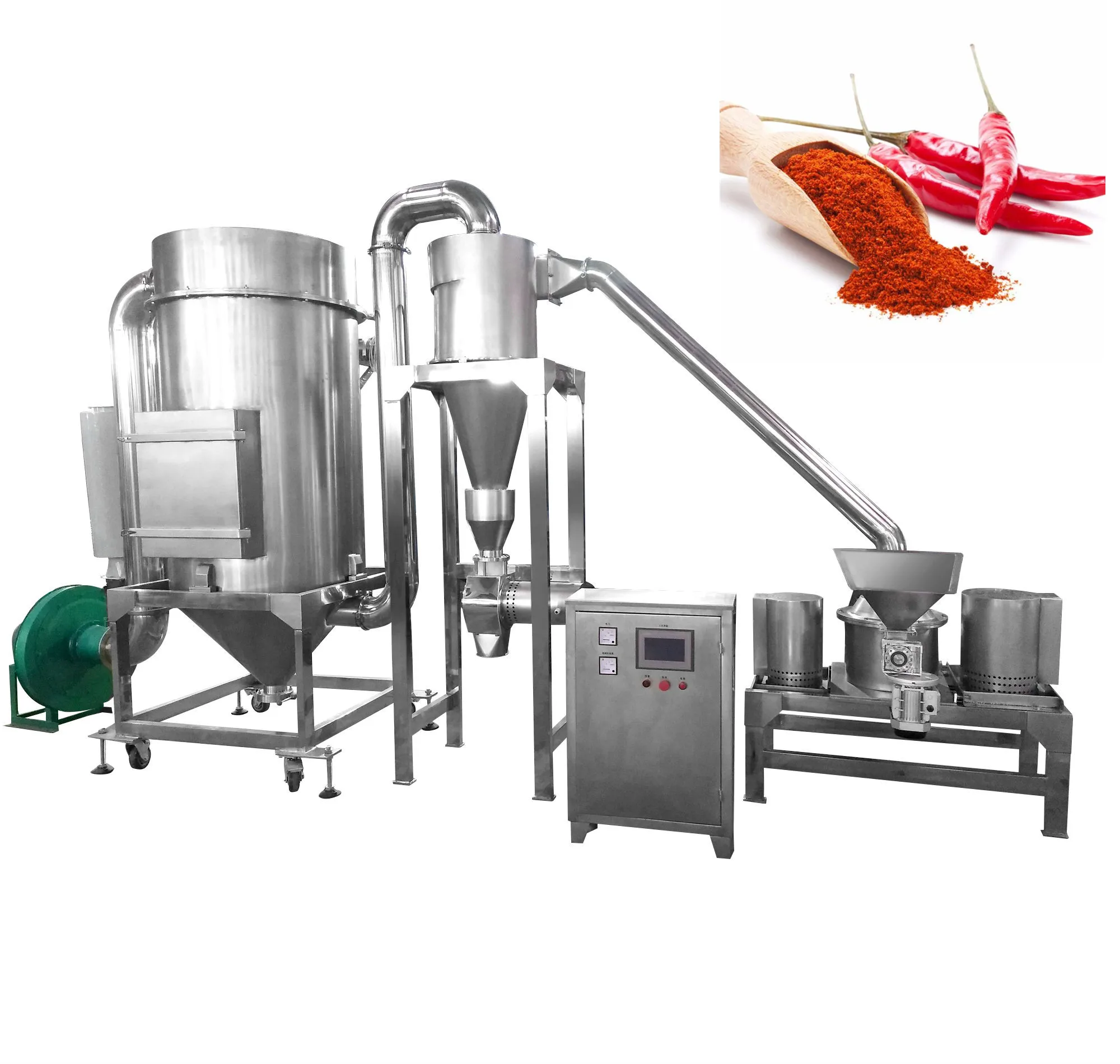 Wanda Moringa Leaf Set Spice Ce Good Quality Rice Pulverizer Machine