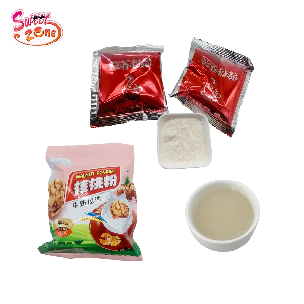 Wholesale tasty Walnut powder milk flavor drink & beverage instant nut powder for milk tea ingredients