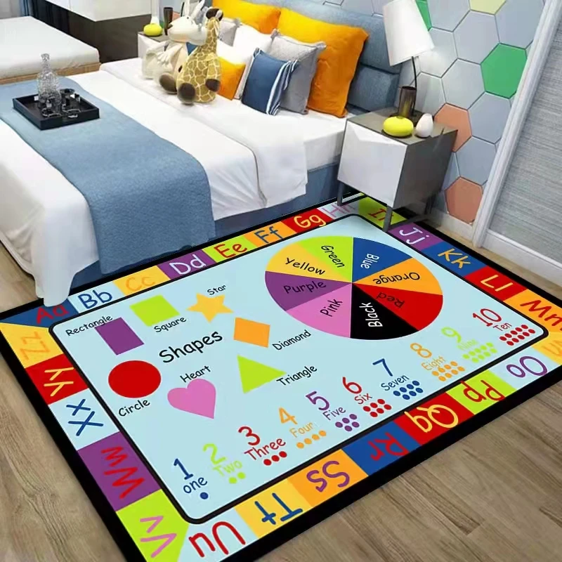 High quality Waterproof Country Road City Map Play Mat Kids Area Rugs with free sample