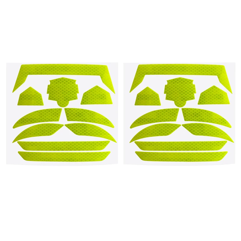 Diamond Grade Reflective Material High Visibility Self-adhesive Reflective Helmet Stickers Decals