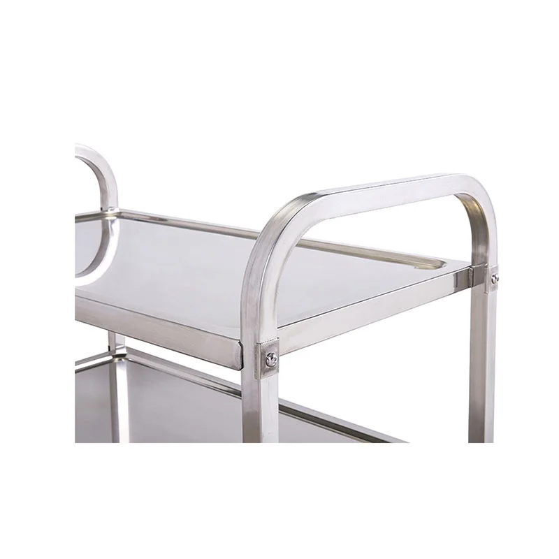 3 Tiers Stainless Steel Hotpot Service Trolley Catering Trolley Cart Food Trolley Wholesale