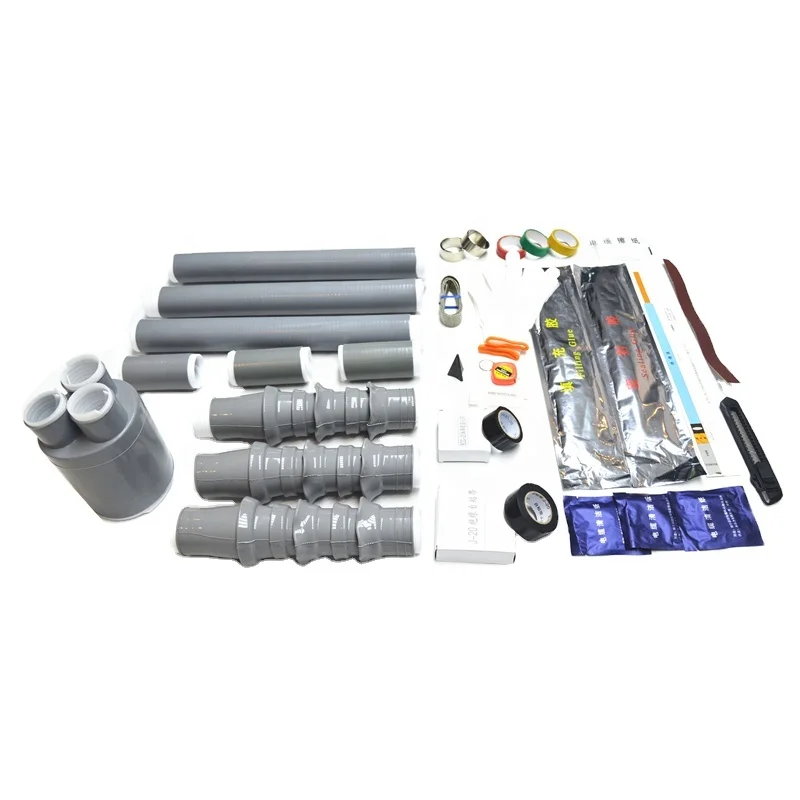 Silicone Rubber Material Full Cable Cold Shrink 11KV Terminal Kit