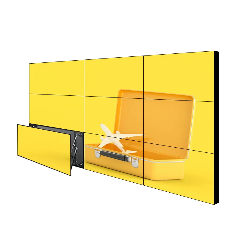 hot 2x2 2x3 3x3 1.7mm multi screen videowall ultra narrow bezel display did lcd video wall